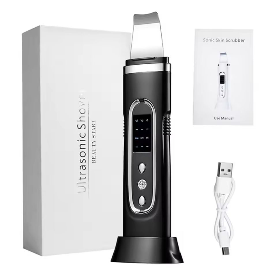 Ultrasonic Skin Scrubber Facial Cleansing Device 2