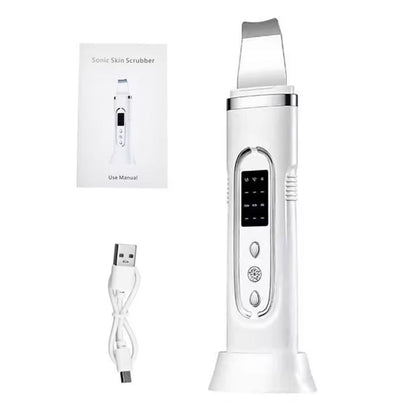 Ultrasonic Skin Scrubber Facial Cleansing Device 4