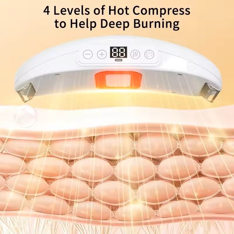 Electric Belly Massager Belt With Heat And Vibration 2