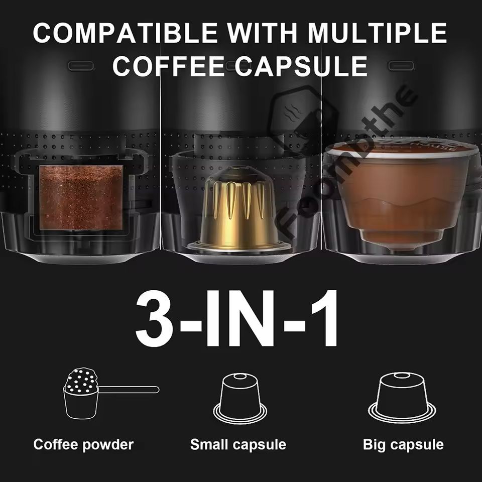 Wireless Portable Espresso Coffee Maker For Travel And Home 1