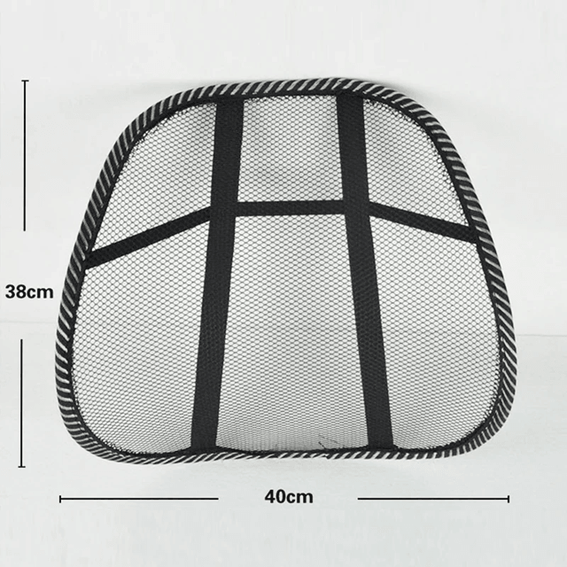 ErgoMesh Lumbar Support Cushion  Mesh Back Brace For Car Office And Home Seating Comfort 4