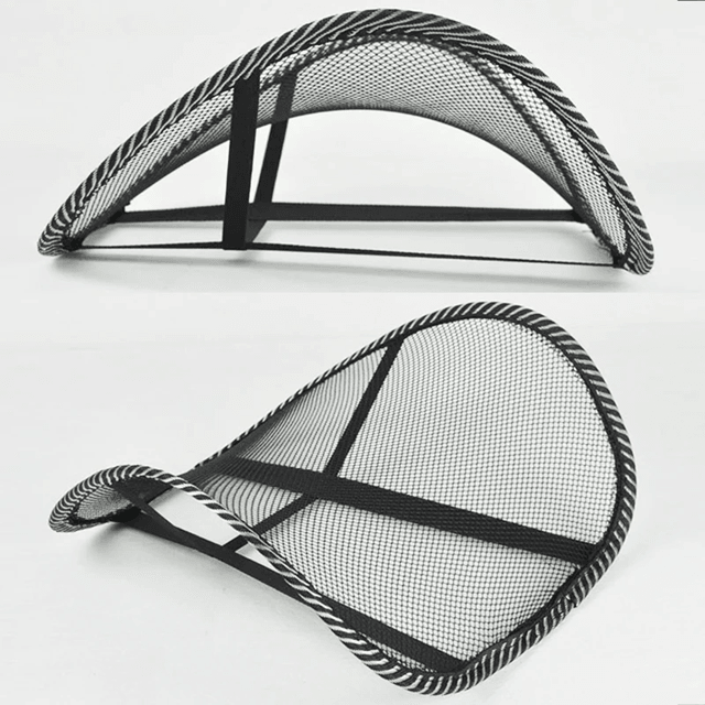ErgoMesh Lumbar Support Cushion  Mesh Back Brace For Car Office And Home Seating Comfort 5