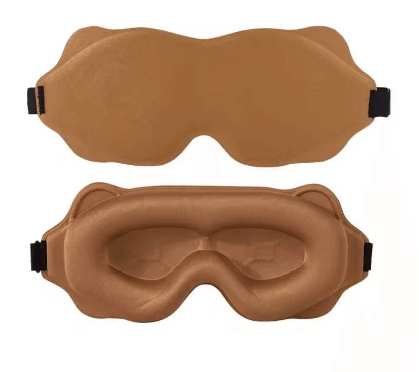 3D Contour Sleep Mask  Light Blocking Eye Mask For Sleeping And Travel Comfort 8