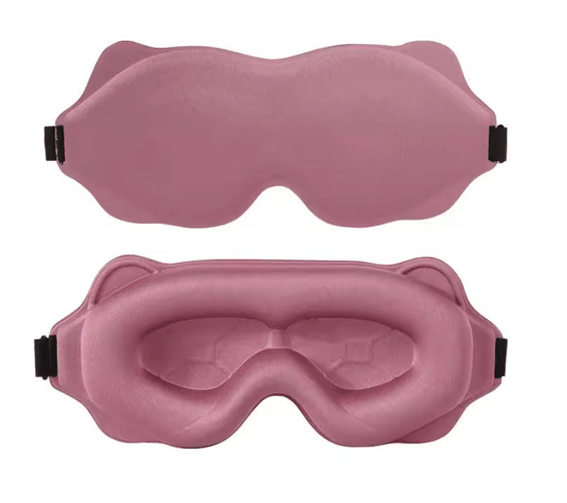 3D Contour Sleep Mask  Light Blocking Eye Mask For Sleeping And Travel Comfort 5