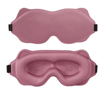 3D Contour Sleep Mask  Light Blocking Eye Mask For Sleeping And Travel Comfort 5