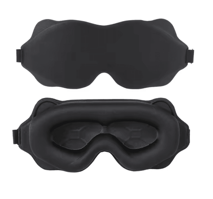 3D Contour Sleep Mask – Light Blocking Eye Mask for Sleeping and Travel Comfort