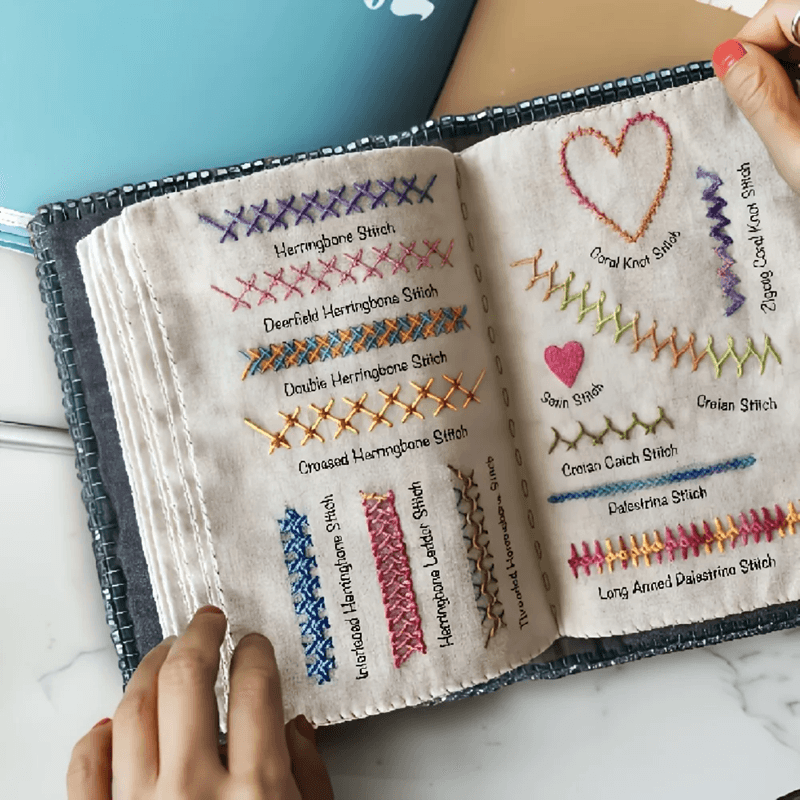 Complete Embroidery Stitch Book Set  DIY Embroidery Guide For Beginners And Sewing Enthusiasts 2