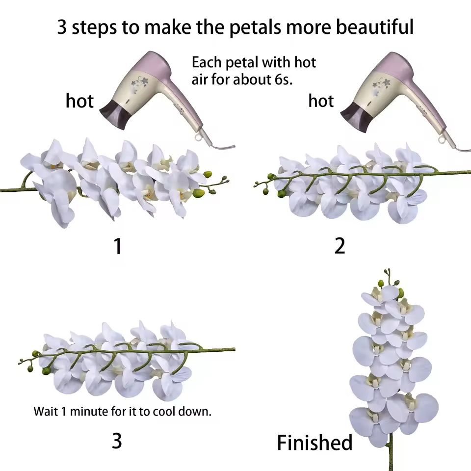 Artificial Orchid Flower Stem For Home And Event Decoration 6