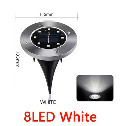 Solar Disk Lights For Outdoor Garden And Yard Decoration 3