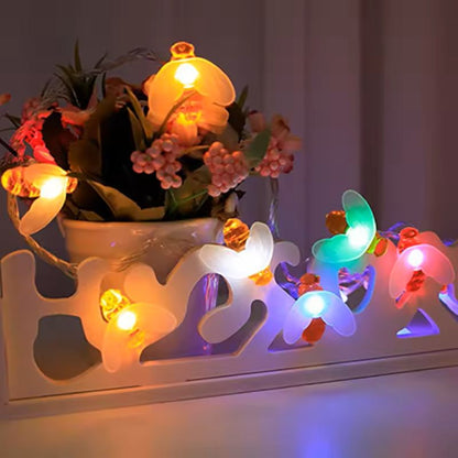 Solar Honey Bee String Lights For Garden And Outdoor Decoration 2