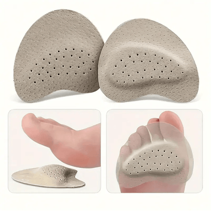 4Pack AntiSlip Leather Forefoot Pads  High Heel Pain Relief Inserts For Womens Shoes 3