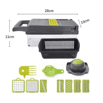 Multifunction Vegetable Chopper With Slicer And Dicer Attachments 4