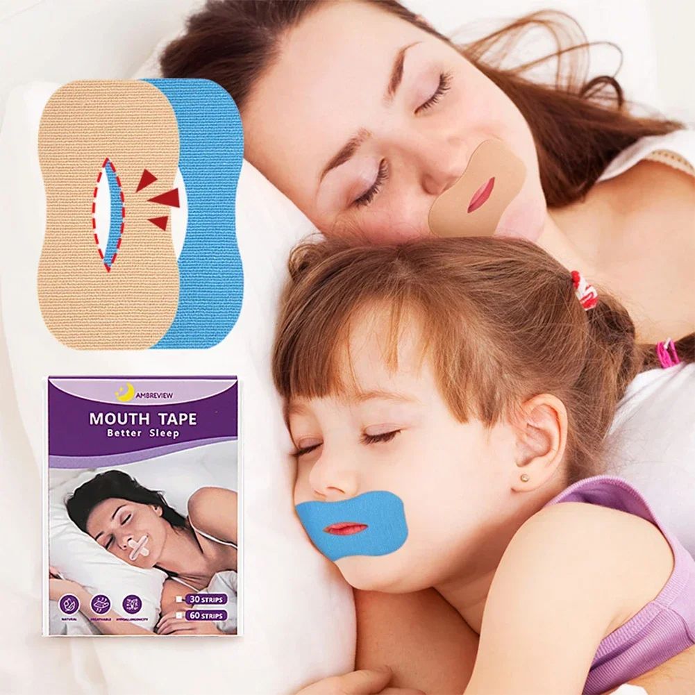 AntiSnoring Stickers For Children  Adults Night Sleep Nose Lip Breathing Patch Mouth Correction Ort 1