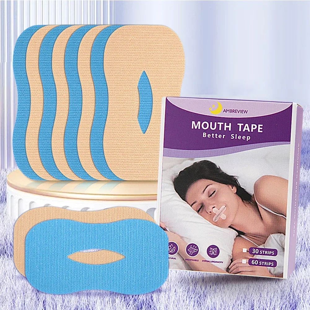 AntiSnoring Stickers For Children  Adults Night Sleep Nose Lip Breathing Patch Mouth Correction Ort 3