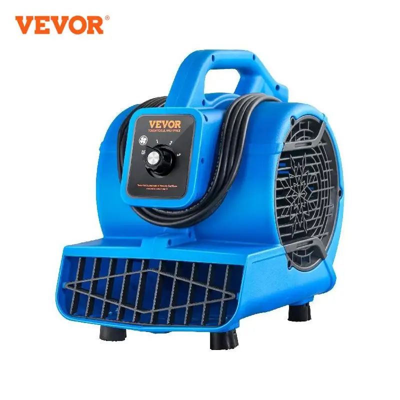 VEVOR Floor Blower Fan 1360 RPM Air Mover for Drying Cooling Portable Dryer Fan for Home, Garage,Plumbing Commerical Use