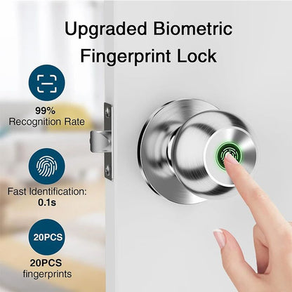 CIEPOJIET Bluetooth Smart Lock Tuya Fingerprint Door Lock With Keyless Entry Secure Tuya App  Key C 3