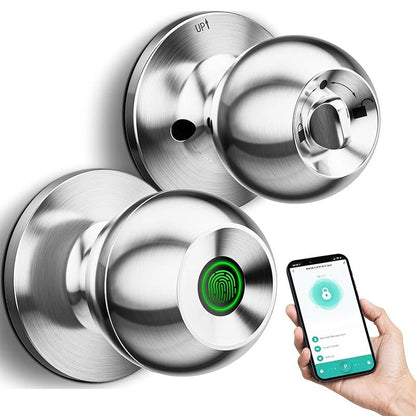 CIEPOJIET Bluetooth Smart Lock Tuya Fingerprint Door Lock With Keyless Entry Secure Tuya App  Key C 7