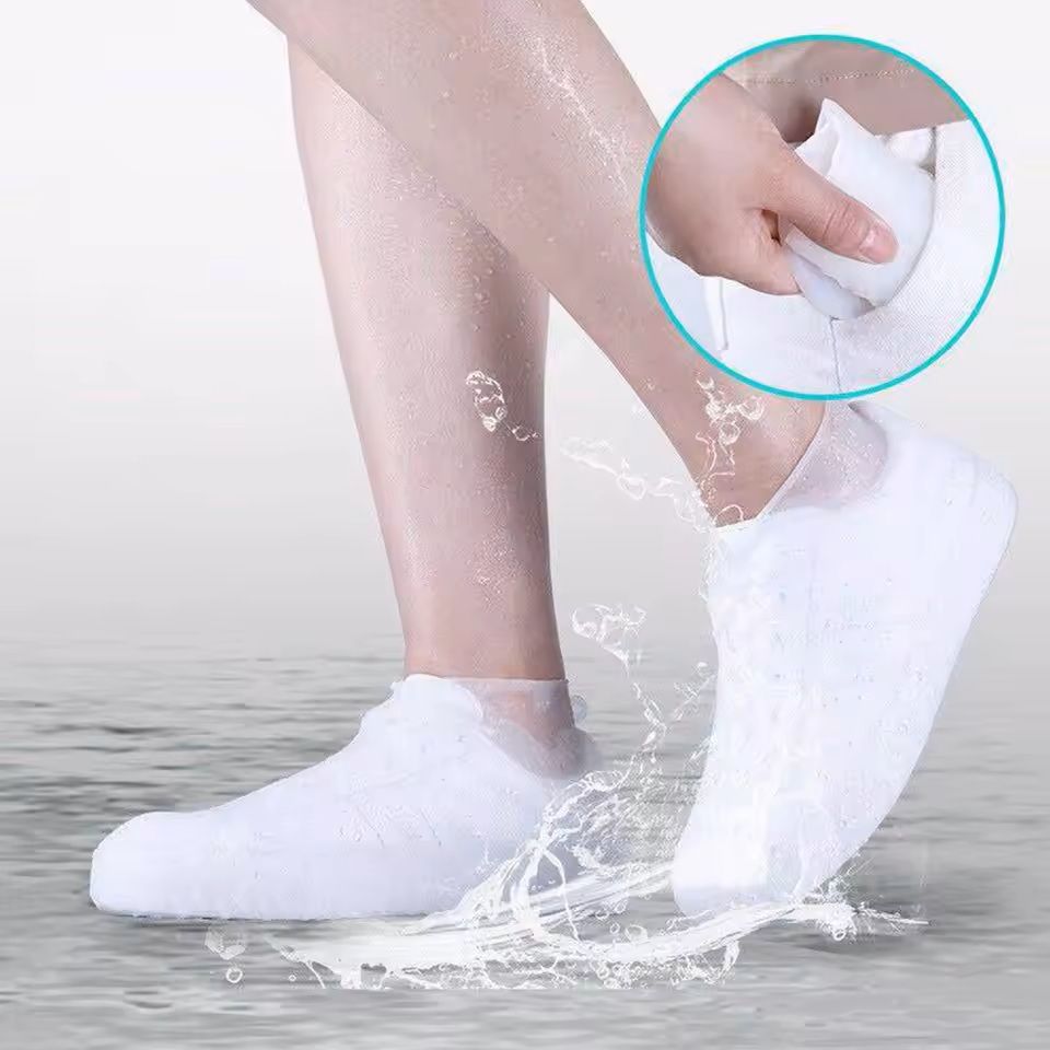 Waterproof Silicone Shoe Covers For Rainy Days 2 Pack 5