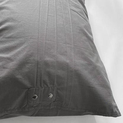 Earthed Silver Fiber Pillowcase With Earthing Cord Organic Cotton Grounding EMF Protection Kit For  2