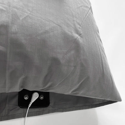 Earthed Silver Fiber Pillowcase With Earthing Cord Organic Cotton Grounding EMF Protection Kit For  3