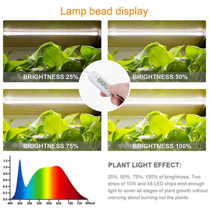 Full Spectrum Indoor LED Grow Light USB Timer Phytolamp For Hydroponics Seedlings Herbs  Houseplant 3