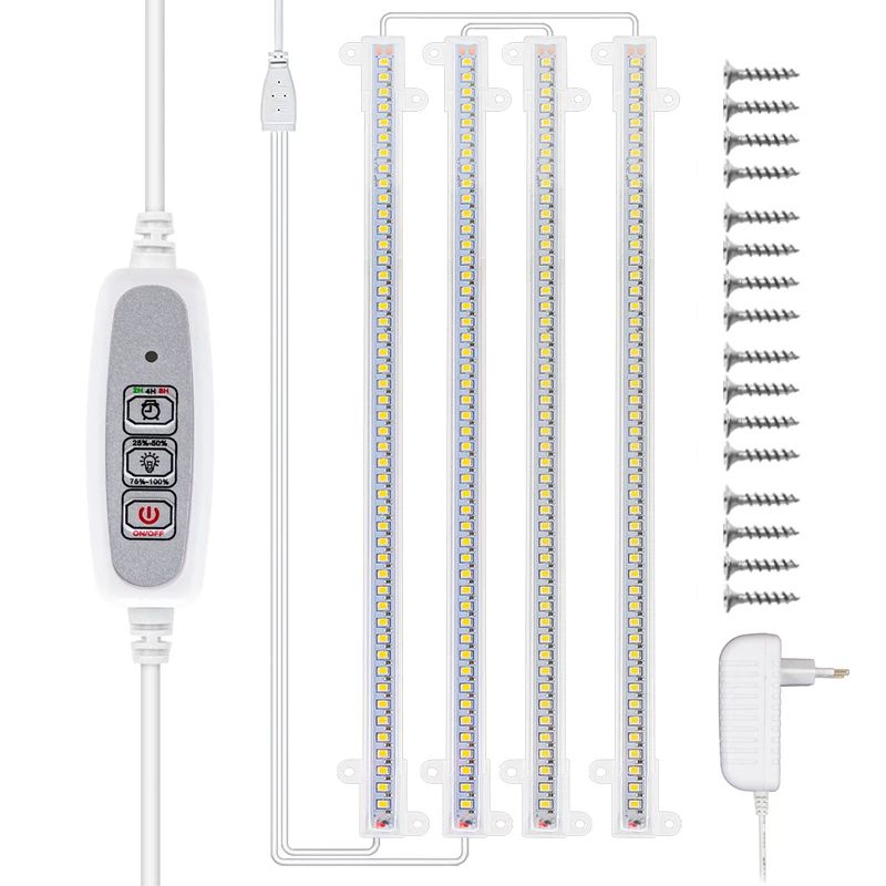 Full Spectrum Indoor LED Grow Light USB Timer Phytolamp For Hydroponics Seedlings Herbs  Houseplant 7