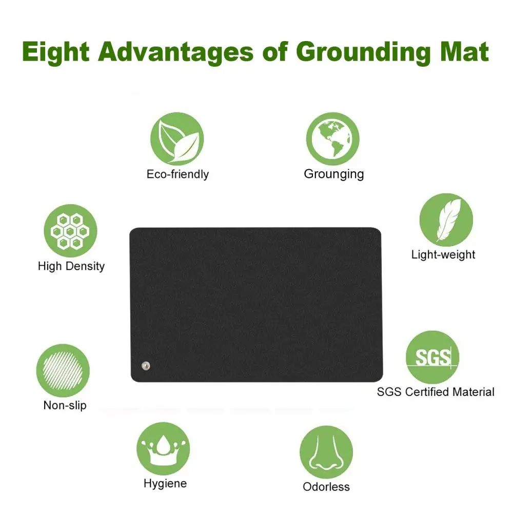 Grounding Mat For Improving Sleep Earthing Pad With Health Cable EMF Recovery  Electrostatic Protec 2