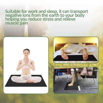 Grounding Mat For Improving Sleep Earthing Pad With Health Cable EMF Recovery  Electrostatic Protec 5