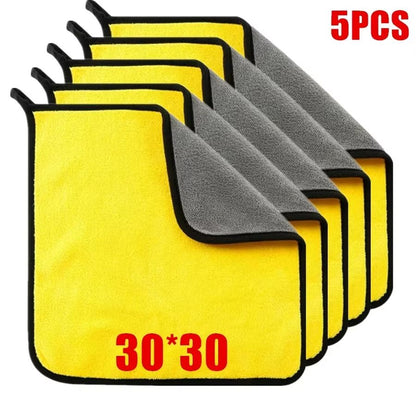 Premium Microfiber Car Wash Towels Professional ScratchFree Cleaning Cloth For Cars 8