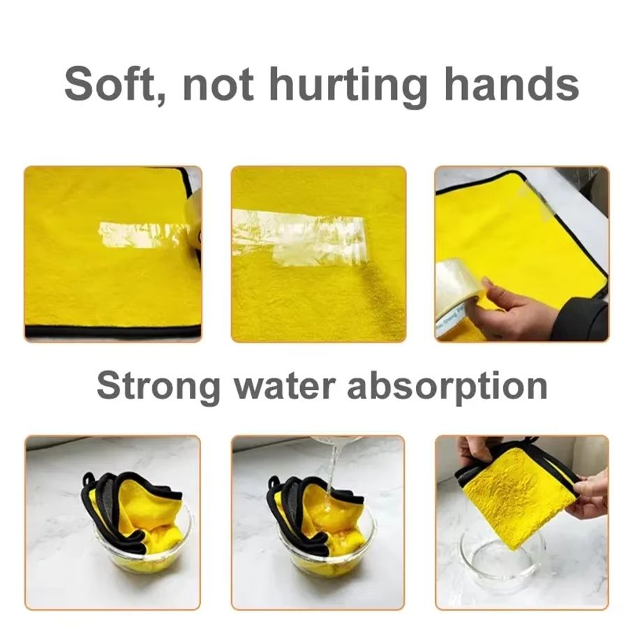 Premium Microfiber Car Wash Towels Professional ScratchFree Cleaning Cloth For Cars 3