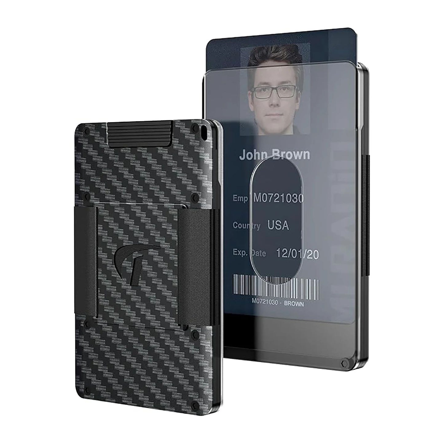 Aluminum Minimalist Wallet For Men Slim Stretchable Belt DrawOut Metal Card Holder With RFID Protec 9