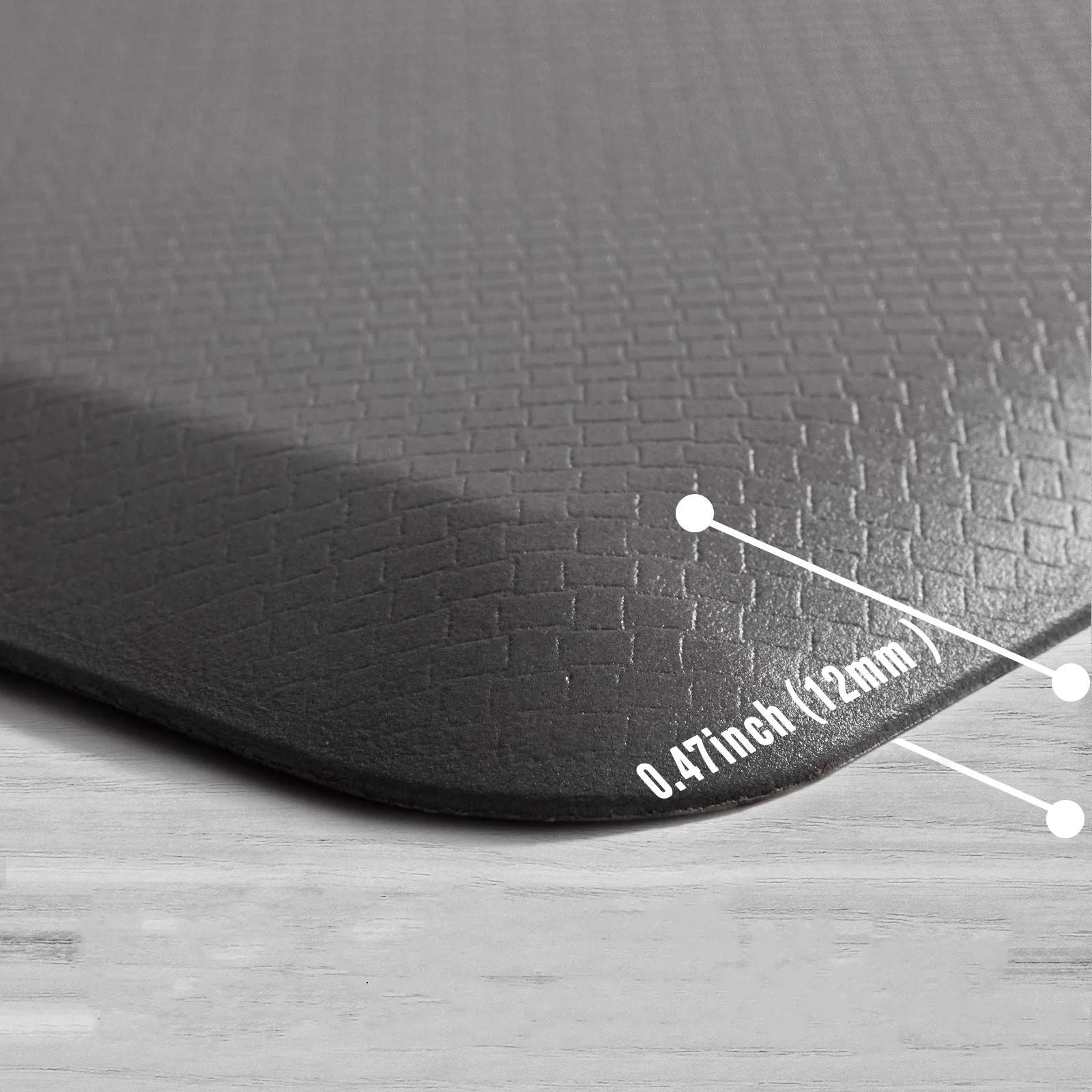 Premium Anti Fatigue Standing Mat Waterproof PVC Non Slip Kitchen Rug For Back Relief 1