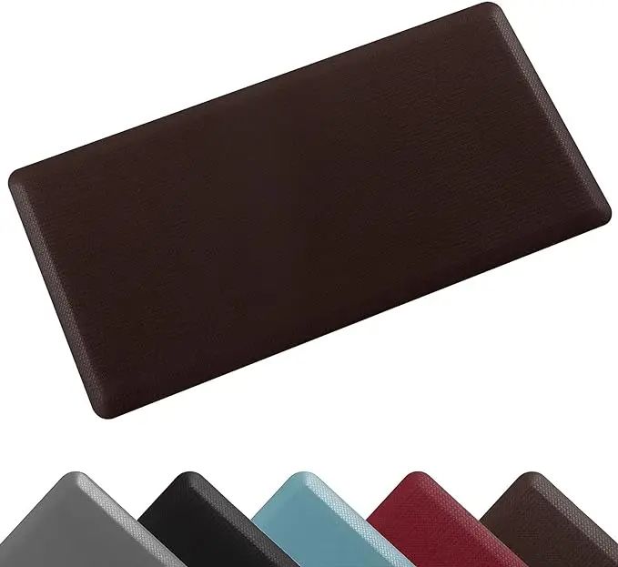 Premium Anti Fatigue Standing Mat Waterproof PVC Non Slip Kitchen Rug For Back Relief 7