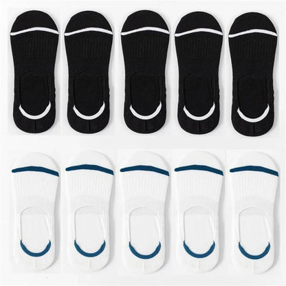Men Cotton Boat Socks Summer Silicone Non Slip Invisible Thin SweatAbsorbing Male Ankle Sock Slippe 8