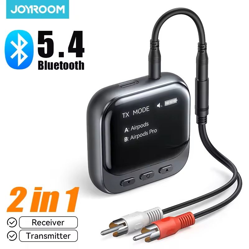 Bluetooth Car Adapter 2 In 1 Receiver And Transmitter With LED Display 0