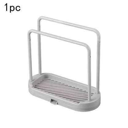 Detachable Kitchen Dishcloth Holder  Rag Hanger Ventilated Sink Sponge Holder With Rotatable Design 6