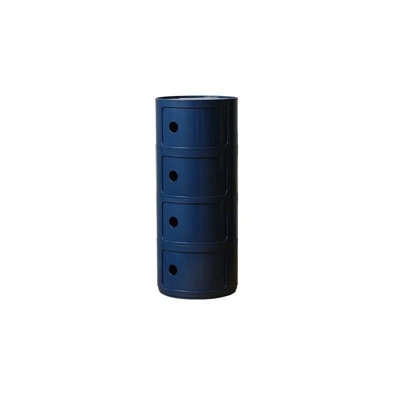 Round Bedside Table Nordic Plastic Nightstand Small Side End Table Storage Cabinet For Bedroom Livi 14