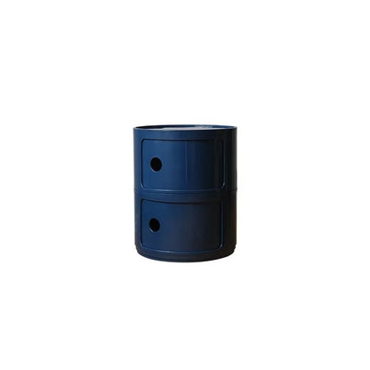 Round Bedside Table Nordic Plastic Nightstand Small Side End Table Storage Cabinet For Bedroom Livi 7