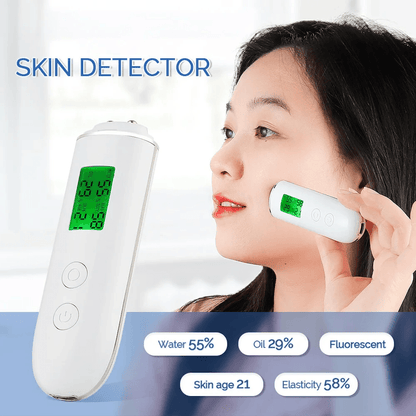 Advanced Skin Tester, Face Skin Moisture & Oil Content Analyzer