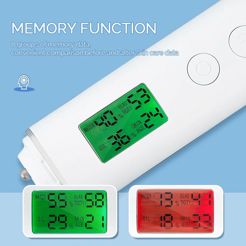 Advanced Skin Tester Face Skin Moisture  Oil Content Analyzer 4