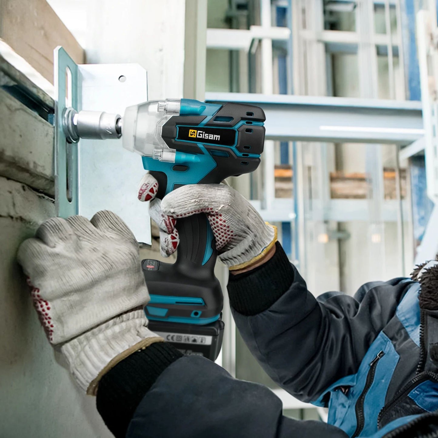 Professional 520NM Brushless Impact Wrench12Drive Cordless Power Tool For Makita 18V Batteries Not  1