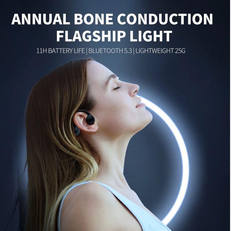 Mijia Bone Conduction Earphones Bluetooth Wireless Headphones IPX6 Waterproof Secure Ear Hook Desig 4