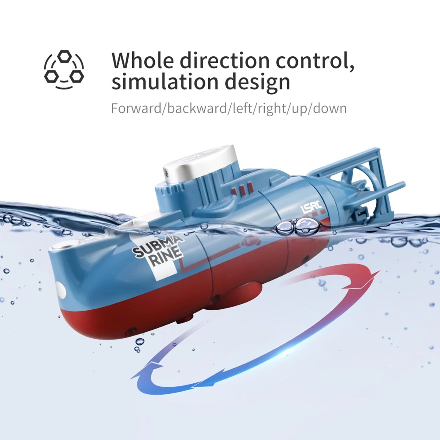 Waterproof Mini RC Submarine Remote Control Diving Boat Simulation Toy Model Perfect Gift For Kids  2