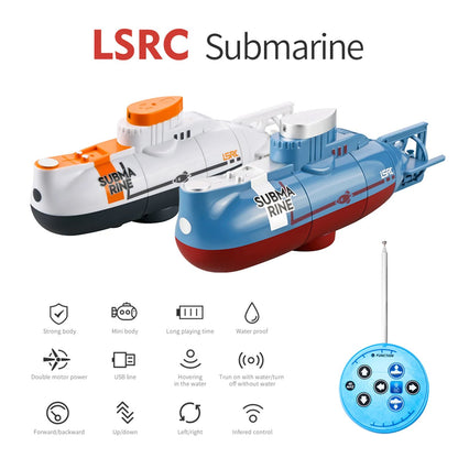 Waterproof Mini RC Submarine Remote Control Diving Boat Simulation Toy Model Perfect Gift For Kids  3