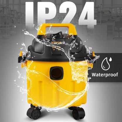 VEVOR Wet Dry Vac HP Portable Shop Vacuum With Blowing Function Attachment Storage Powerful Floor C 4