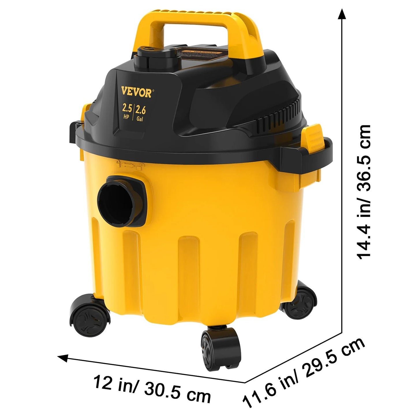 VEVOR Wet Dry Vac HP Portable Shop Vacuum With Blowing Function Attachment Storage Powerful Floor C 5