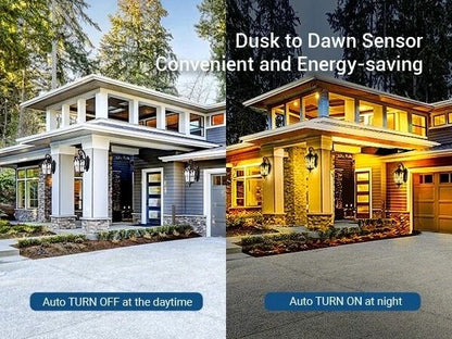 Wall Lamp Outdoor Light Fixtures Dusk To Dawn Lanterns For Porch Patio Or Garage 3