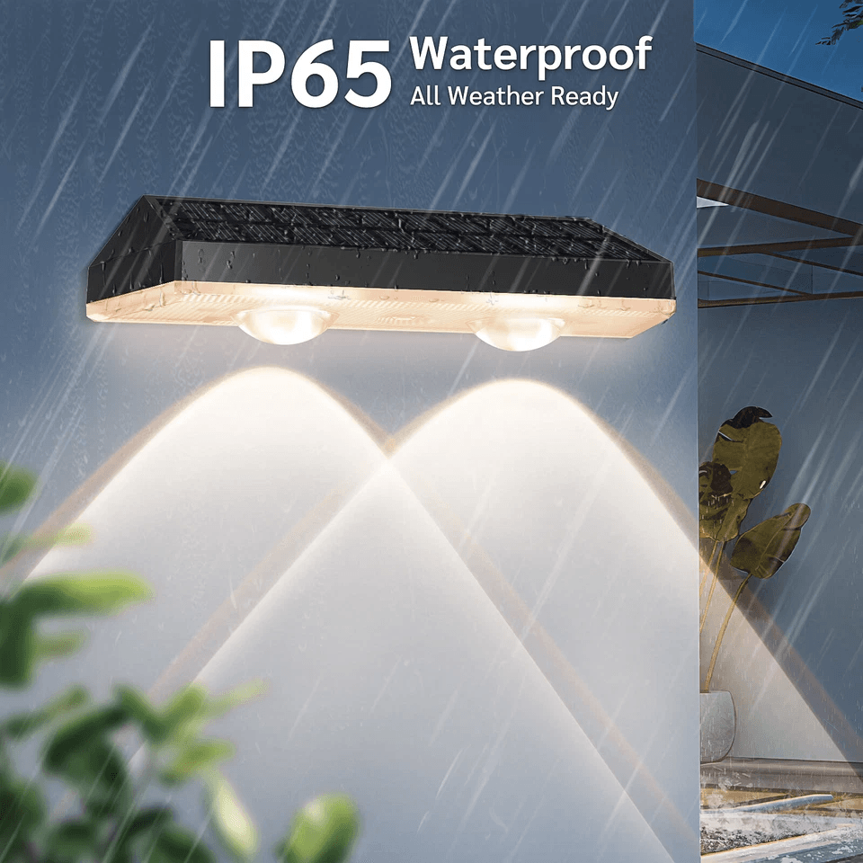 LED Solar Power Wall Light Outdoor Garden Waterproof Fence  Deck Steps Lamp 3