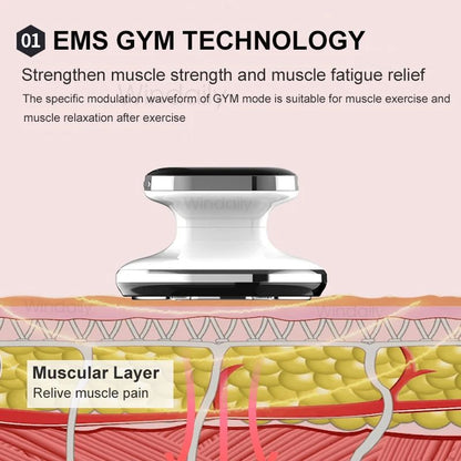 Professional EMS  RF Body Slimming Machine Fat Burner Slim Shaping Device With LED Light Therapy An 1