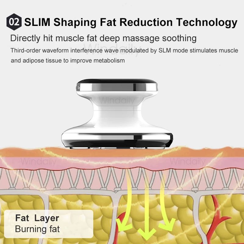 Professional EMS  RF Body Slimming Machine Fat Burner Slim Shaping Device With LED Light Therapy An 2